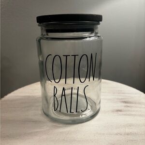 Rae Dunn Cotton Balls Jar